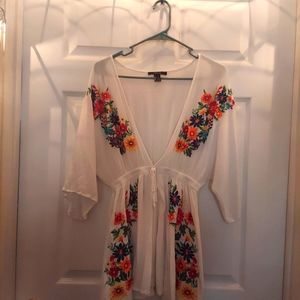 Bathing suit cover, forever 21, L